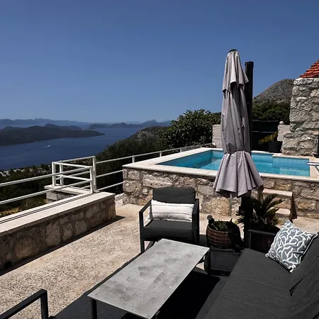 Amber Cosy House With Pool And Sea Views